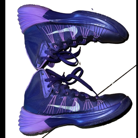 NIKE Hyper Dunk 8! Purple Basketball Shoes 7.5 - Picture 2 of 5